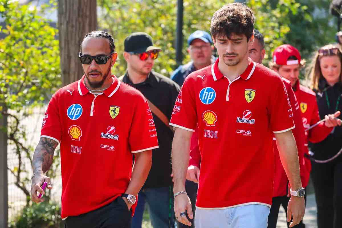 Leclerc e Hamilton